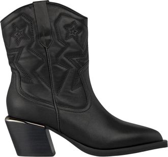 Alma En Pena Enkellaars met lage hak - Dames - Cowboylaarzen - Zwart - 38 EU - Schoenen