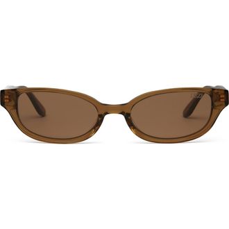 DEZI Gia Rectangular Gradient Sunglasses in Gia Sand /Champagne at Nordstrom