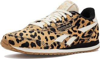Reebok Lifestyle Classic AZ Womens Shoes Cheetah/Black/Chalk : 10.5 B - Medium, Leather