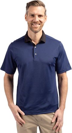 Cutter & Buck Virtue Pique Micro Stripe Mens Short Sleeve Polo