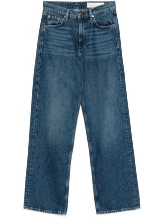 Rag & Bone Shea high-wise straight-leg jeans - Blue