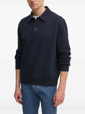 Filippa K Felpa con colletto stile polo - Blu