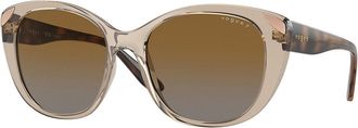 Vogue Eyewear VO5457S Polarized 2990T5 Womens Sunglasses Brown Size 53