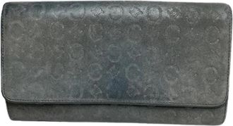 Celine Pre-owned Lederen Portemonnee - Dames - Vintage Accessoires - Blauw - ONE Size - Leer - Vintage