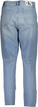 Calvin Klein Distressed Cotton Jeans - Blue