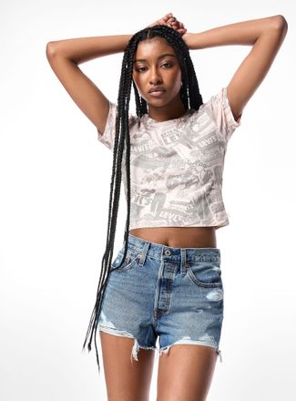 Levi's Womens 501 high-rise short