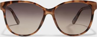 Simons Womens Lara round polarized sunglasses