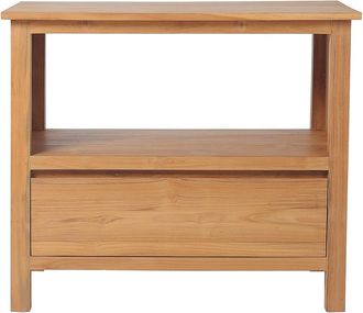 Vente-Unique Mueble de ba&ntilde;o de teca - 90 cm - KETAPANG