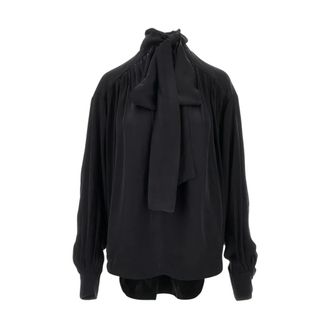 Andamane Mathilda Blouse - Blouses & Shirts - Mujer - Negro - S