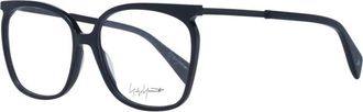 Yohji Yamamoto Zwarte Vierkante Acetaat Optische Frames - unisex - Brillen - Zwart - ONE Size - Accessoires