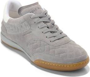 Cole Haan GrandPro Jazlyn Sneaker in Frost Gray Suede/White Ltr at Nordstrom Rack, Size 6.5