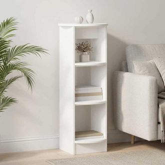 vidaXL Vidaxl Mobile Laterale Bianco 40 X 40 X 100 Cm Legno