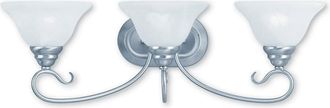Livex Lighting Livex Coronado 3-Light Brushed Nickel Bath-Light
