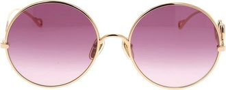 Chlo&eacute; Sunglasses, unisex, Yellow, Size: ONE SIZE Sunglasses