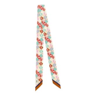 Fendi Wrappy Narrow Scarf - female - Fendi - Silk Scarves - Multicolor - ONE SIZE - Accessories