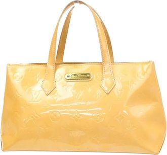 Louis Vuitton Pre-owned Handbags, female, Beige, Size: ONE SIZE Pre-owned Vintage Monogram Vernis Handbag
