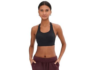 Brooks Limitless Racerback Bra Womens Bra Black : 36DD, Polyester/Spandex