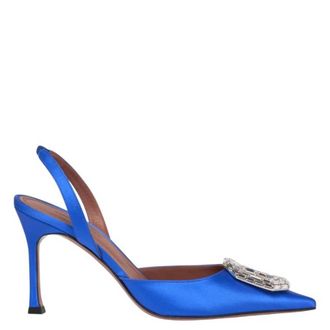 Amina Muaddi Camelia 90 Slingback Pumps, Brand Size 39 ( US Size 9 )