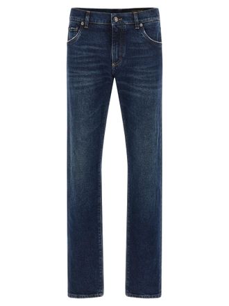 Dolce & Gabbana Logo Plaque Jeans