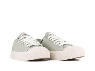 Palladium Sneaker PALLADIUM PALLA ACE CVS ORG, Damen, Gr. 44,5, grau (abbey stone), Schuhe Sneaker, aus Canvas