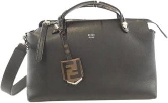 Fendi Pre-owned Handbags, female, Black, Size: ONE SIZE Pre-owned By The Way Medium Calf Shoulder Bag