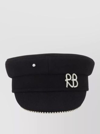 Ruslan Baginskiy wide brim hat studded trim detail
