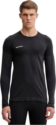 Mammut Trift Longsleeve - Heren - Outdoor ondergoed - Zwart - XL - Wol - Fitness