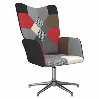 vidaXL Silla De Relax De Tela Patchwork Vidaxl