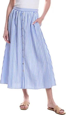 Vince Camuto Placket Maxi Skirt