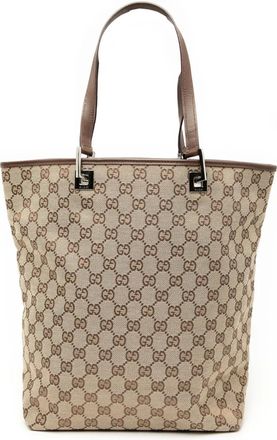 Gucci Borsa tote in tela GG 2000-2015 - Marrone