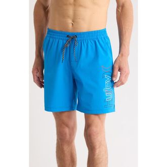 Hurley Crossover Volley Swim Trunks in Kingdom Blue at Nordstrom Rack, Size X-Large