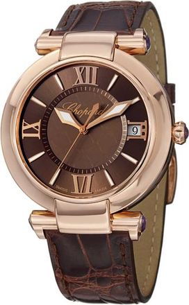 Chopard Imperiale Brown Dial Mens Watch 384241-5005
