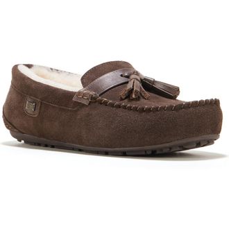 Australia Luxe Hamilton Genuine Shearling Lined Tassel Loafer in Beva at Nordstrom Rack, Size 10
