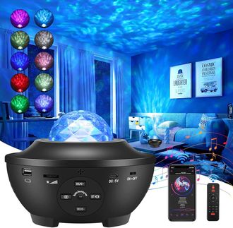 OEM Projecteur Ciel Etoile - Galaxie Nuage - Bluetooth 5.0 - T&eacute;l&eacute;commande Incluse - Pour Chambre Adulte Enfant - 1 Pi&egrave;ce