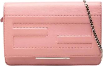 Fendi Pre-owned Vintage Schoudertas - Dames - Vintage Clutch - Roze - ONE Size - Leer - Vintage