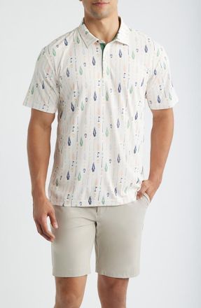 Swannies Heritage Performance Golf Polo in Vintage White at Nordstrom, Size Xx-Large