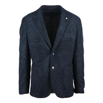 L.B.M. 1911 L.b.m. 1911, Heren, Jassen, Blauw, Maat: 2XL Wol