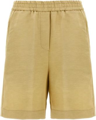 Nude Shorts - Dames - Korte Broeken - Beige - 2XS - Linnen - Korte Broeken