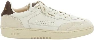 Axel Arigato Leren Sneakers met Panelen - Heren - Sneakers - Beige - 44 EU - Leer - Schoenen