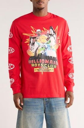 Billionaire Boys Club Heart Mind Dance Long Sleeve Graphic T-Shirt in Red at Nordstrom Rack, Size X-Large