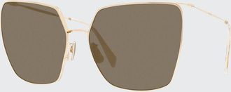 Celine Cat-Eye Metal Sunglasses
