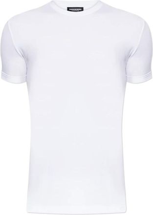 Dsquared2 Tops, Heren, Wit, M, T-shirt uit de ondergoedcollectie