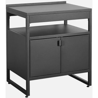 Sweeek Cucina esterna in acciaio con 2 ante, 80cm