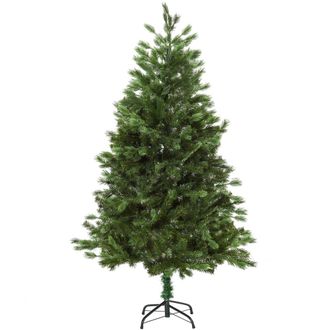 HOMCOM &Aacute;rbol de navidad &oslash;105x210 cm verde