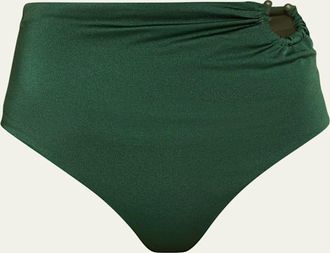 Johanna Ortiz Taita High-Waist Bikini Bottoms