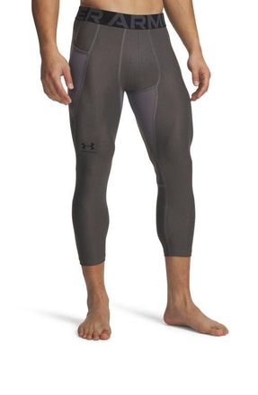 Under Armour HeatGear 3/4 Leggings in Carbon Heather at Nordstrom, Size Xx-Large