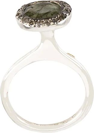 Rosa Maria Anello con pietra - Grigio