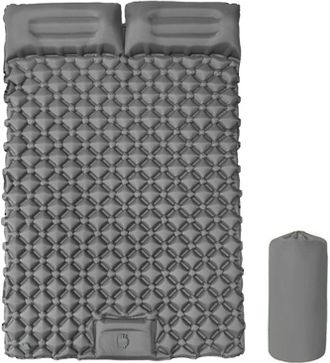 OEM Colch&oacute;n Hinchable De Camping Para 2 Personas - Esterilla Port&aacute;til Para Dormir, Ideal Para Acampar, Hacer Senderismo, Escalar Y Hacer Picnics