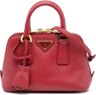 Prada Pre-owned Prada Mini Saffiano Lux Promenade Satchel 32GMUPU0HLWLZS3E