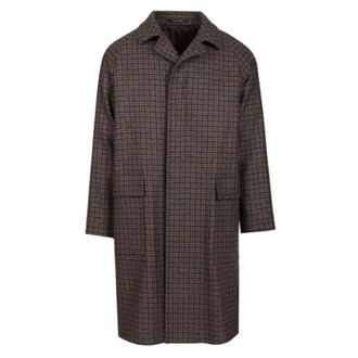 Tagliatore Loyd Coat - Heren - Mantel - Bruin - L - Wol - Jassen